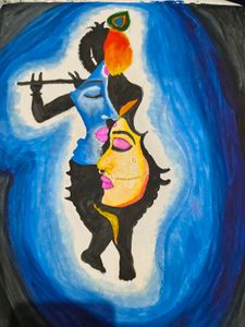 Krishna Radha Painting
