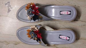 Floral Embellished  Sandals New