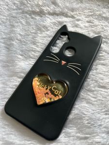 Realme 5pro Black Kitty Case