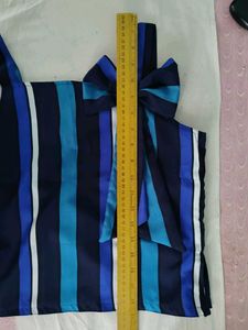 Cute Striped Bow Top