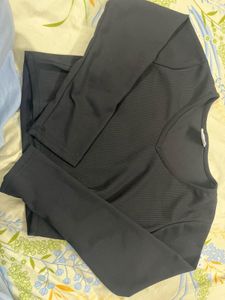 Black Long Sleeve Top