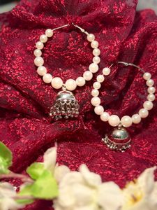 Pearl Jhumka Earrings