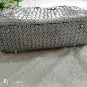 Silver Stone Handbag