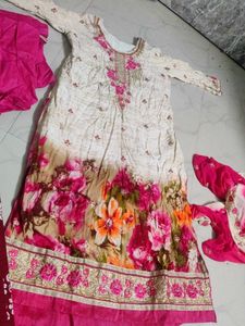 Floral Print Kurta Set