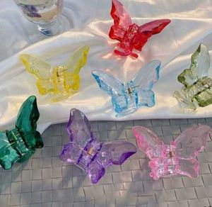 Butterfly Hair Clips - Colorful Set Of Four