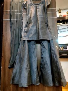 Heavy Shrug Sharara Set
