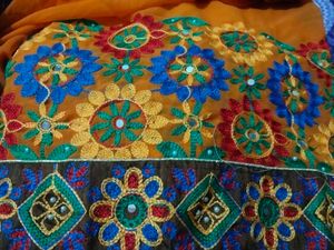 New fancy saree with blouse
