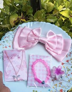 new baby pink hair accessories combo