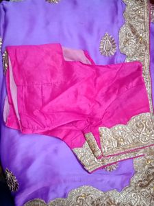 Beautiful Fully Stone Work Designed Saree