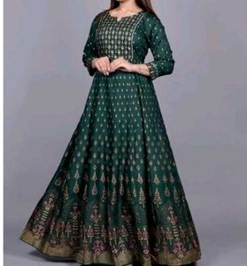 Elegant Green Gown