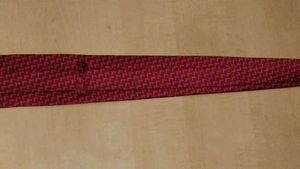 Silk Burgundy Patterned Tie