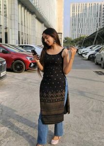Royal Black Kurti