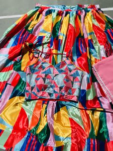 Colorful Lehenga Choli Set