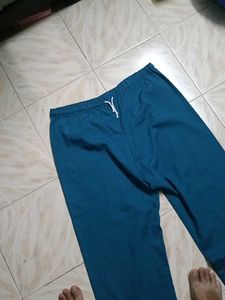 Blue Casual Pants