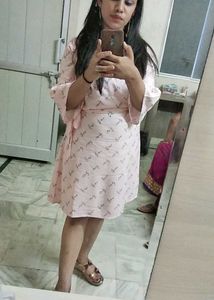 Pink Floral Dress