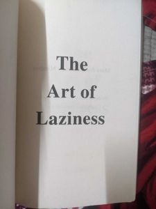 The Art of Laziness Book