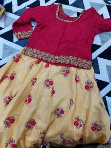 Red Girls Kurti/choli/top