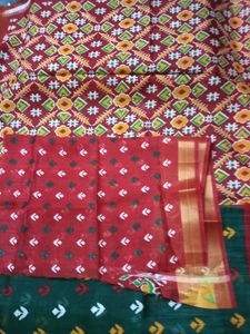 Patola Silk Saree - ApcoDesign -WithUnstichedBlous