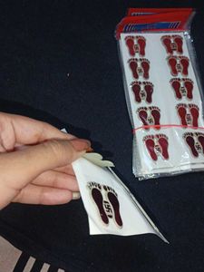 Lakshmi Feet Stickers Pack Of 10