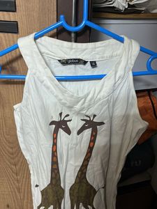 Cute Giraffe Print mini dress