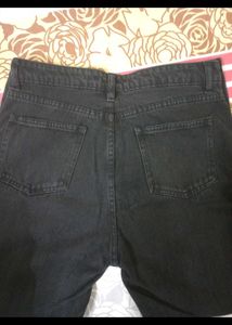 straight cut black jeans for women