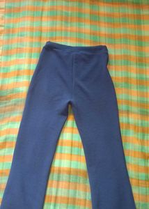 Blue Flared Pants