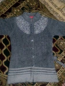 Elegant Grey Cardigan