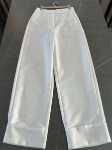 Zara High waisted White Pants