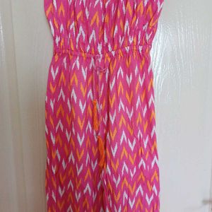 Masala Kid By NYC Ikat Jumpsuit For 5-8 Yrs Old