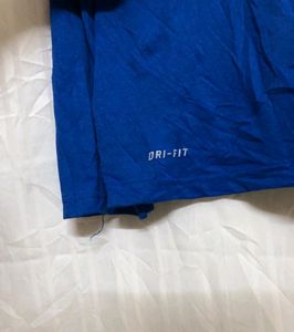 Nike Blue Long Sleeve T Shirt