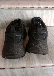 Black Chunky Platform Sneakers