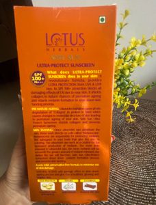 Lotus Herbals Safe Sun SPF 100+ Sunscreen