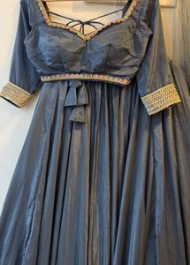 Elegant Grey Lehenga Choli