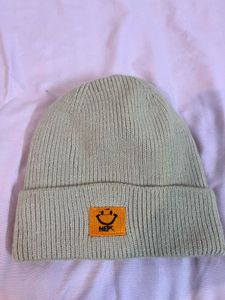 HEP Beanie with Smiley Face Patch