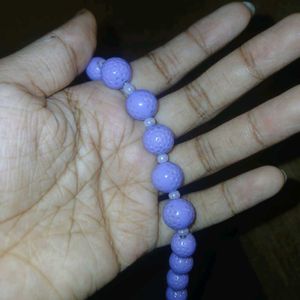 BeadsChain Combo Set of 2(Lavender And Cherry Red)