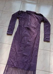 Lavender Kurta Full Set For Women🔥