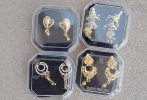 GOLDEN EARRINGS 😍- 4 PCS