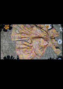 Floral Print Girls sarara Dress