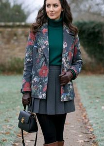 Floral Print blazer