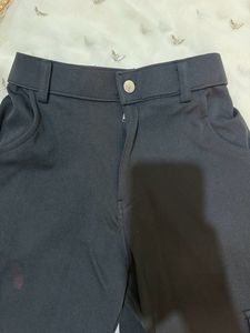 Black And Grey Six Pocket Korean Trouser Combo
