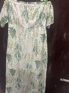 Floral Off-Shoulder Dress