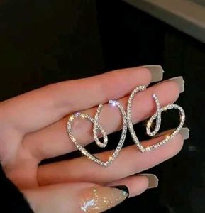 Sparkly Heart Earrings