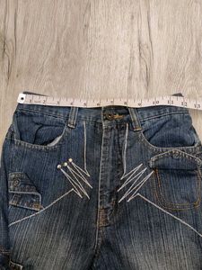 Sc9367 Sabrin Denim Cargo Jeans Waist 24