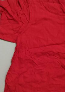 Red Kaftan Style Top