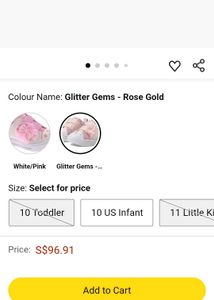 Twinkle Toes Pink Glitter Shoes