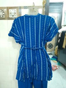 Blue Coords Set Kaftan Style