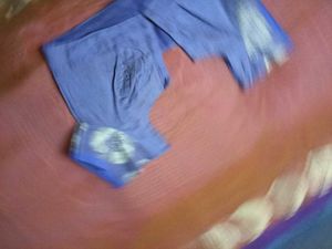 GentlyUsed Mustard and Purple Border SuperNet Sare