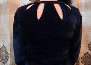 Black Velvet Bodycon Dress