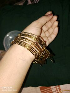 Gold Bangle Set