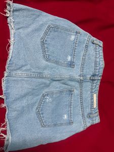Denim Mini Skirt